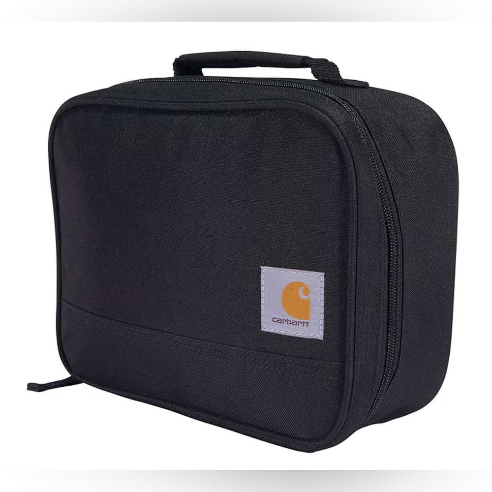 Carhartt Black Insulated 4 Can Lunch Cooler Bag NWT